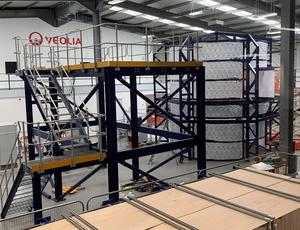 Physical mock up of the Fukushima Unit 2 environment at the VNS UK assembly site