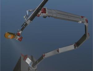 boom-type robotic arm system nuclear fuel debris Primary Containment Vessel Investigation (PCVI) DexterTM manipulator