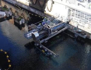 Sellafield First Generation Magnox Storage Pond (FGMSP) hazardous industrial building western europe radioactive waste