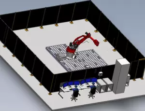 TR0+ robotic test rig for fusion reactor research / Veolia UKAEA robotics collaboration