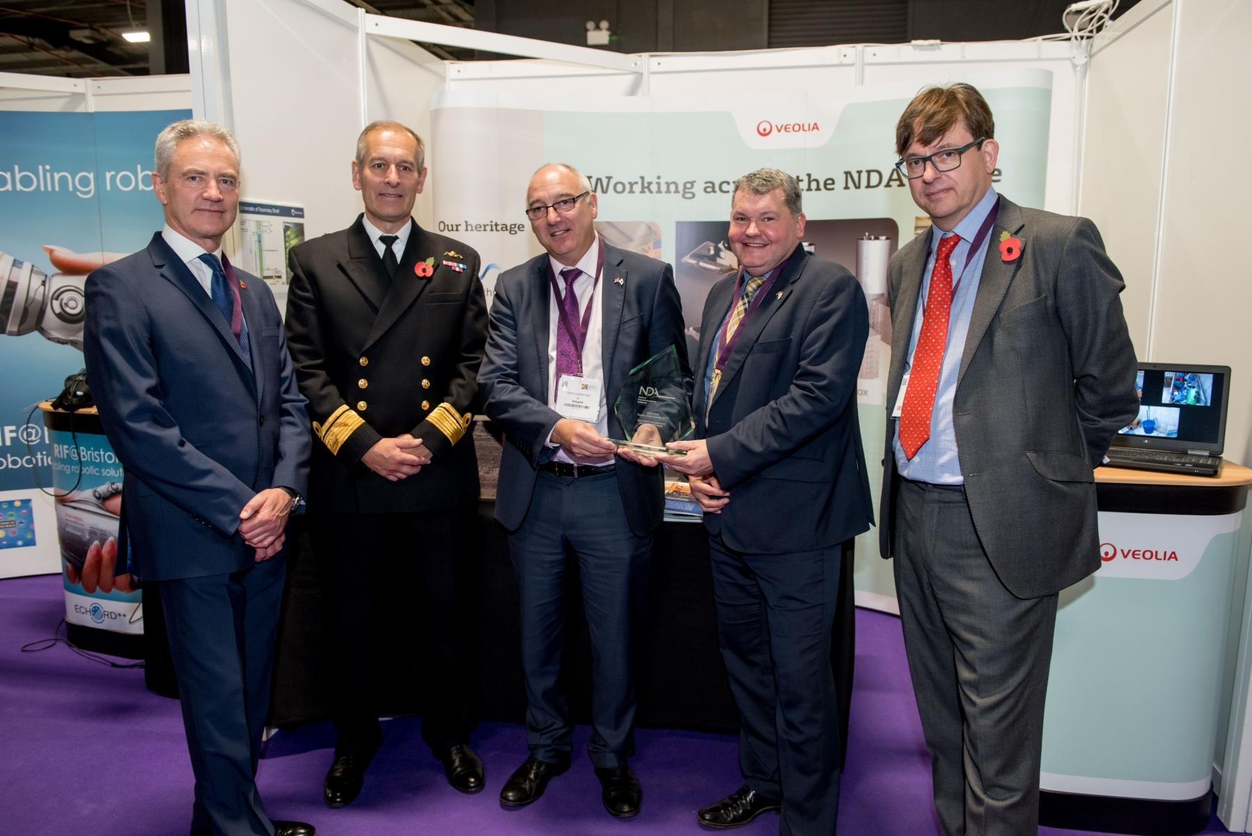 Veolia Nuclear Solutions wins UK Nuclear Decommissioning Authority Supply Chain Export Award
