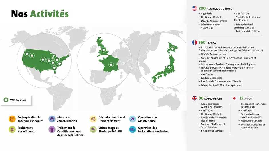 Veolia Nuclear Solution Word Map France