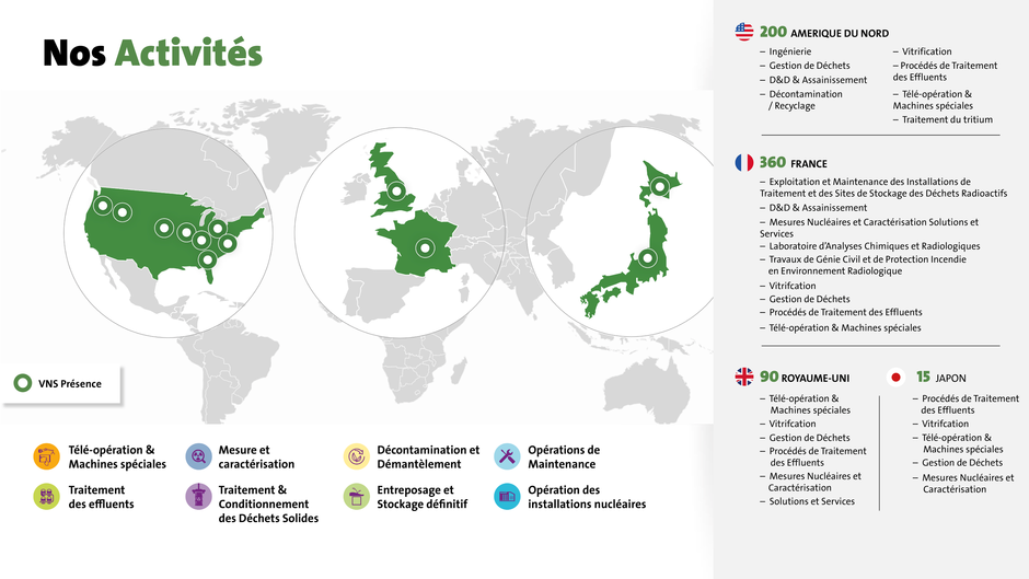 Veolia Nuclear Solution Word Map France