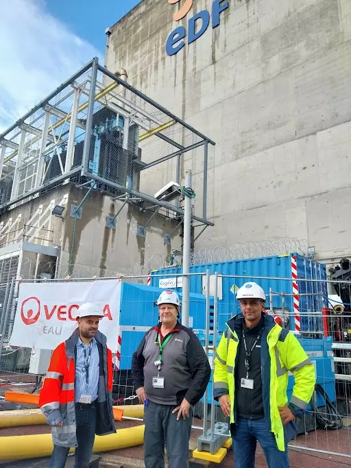 Veolia visit an EDF site with new contract win