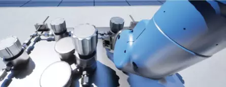 Haptic VR simulation perspective