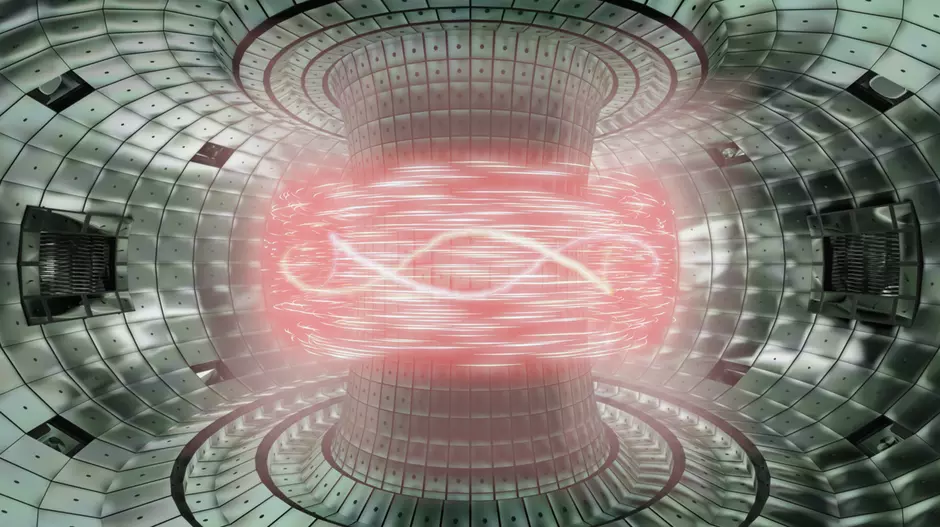 Image of interior of a Fusion Reactor