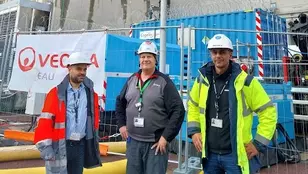 Veolia visit an EDF site - cropped